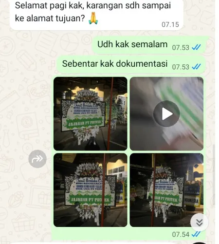 Pengiriman Papan Bunga Selamat Waru Bantarkawung