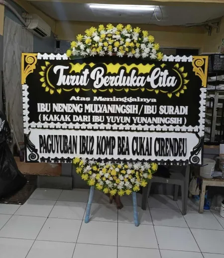 Papan Bunga Duka Waru Bantarkawung